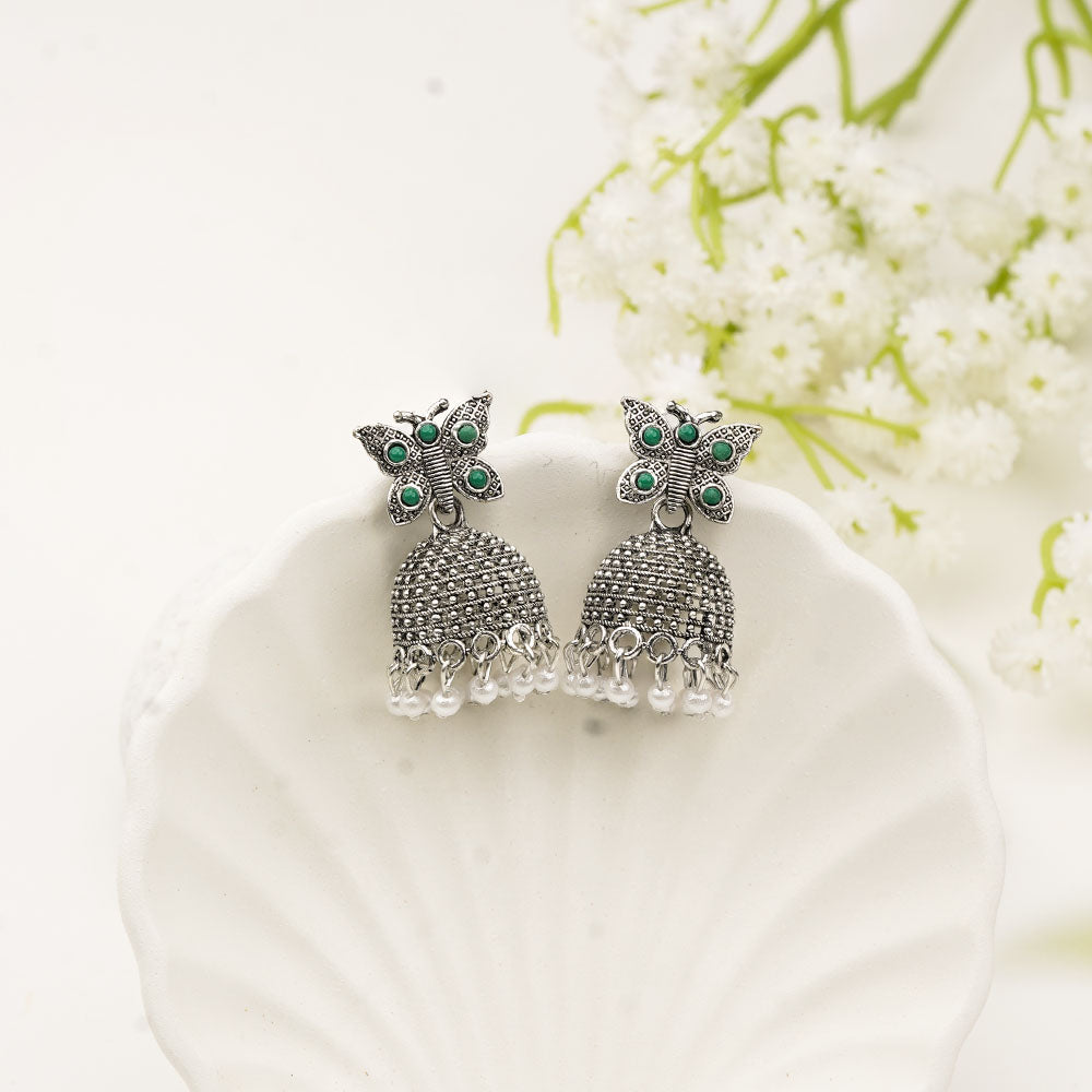 Butterfly Jhumkas image 2