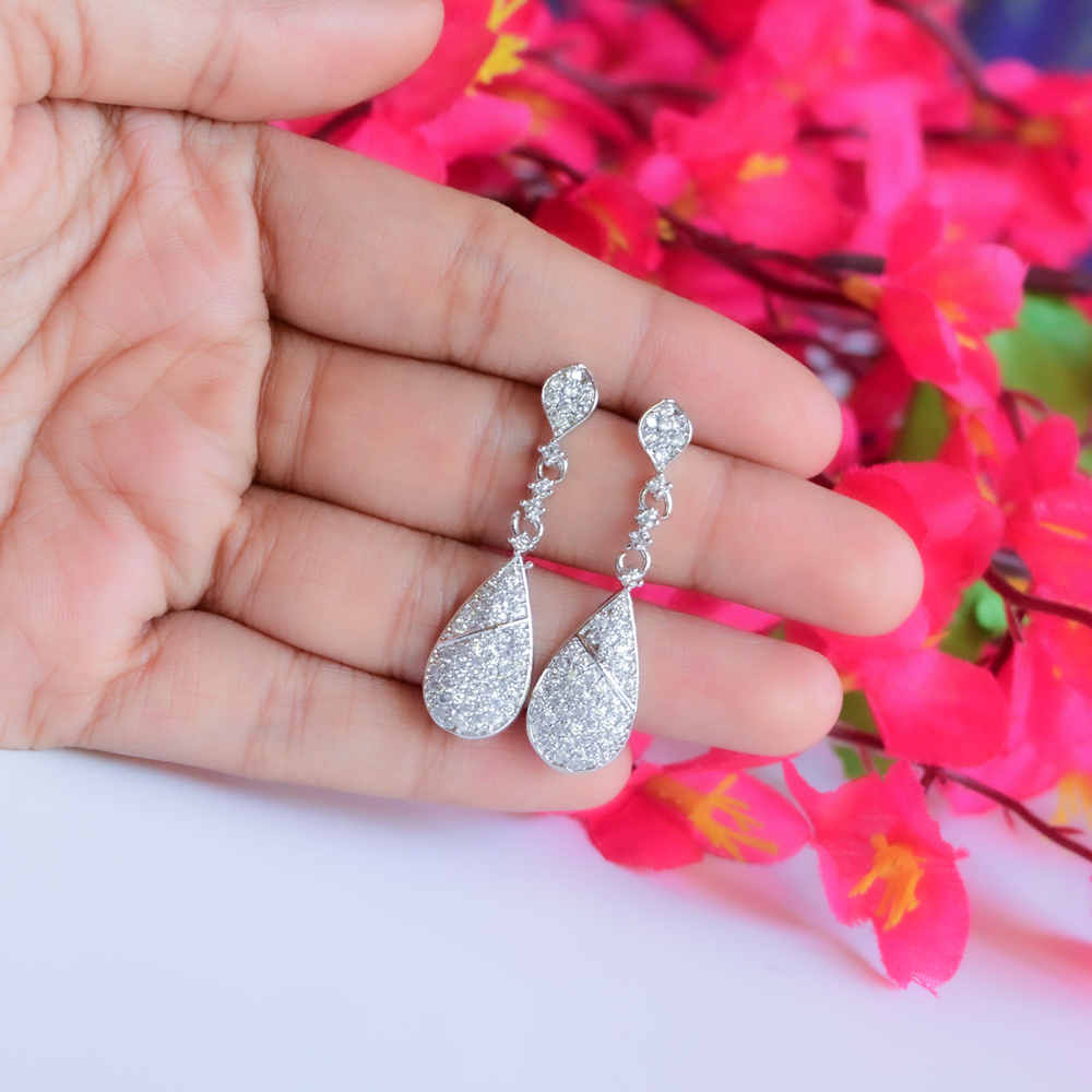 Classy Drop AD Earrings Image 3