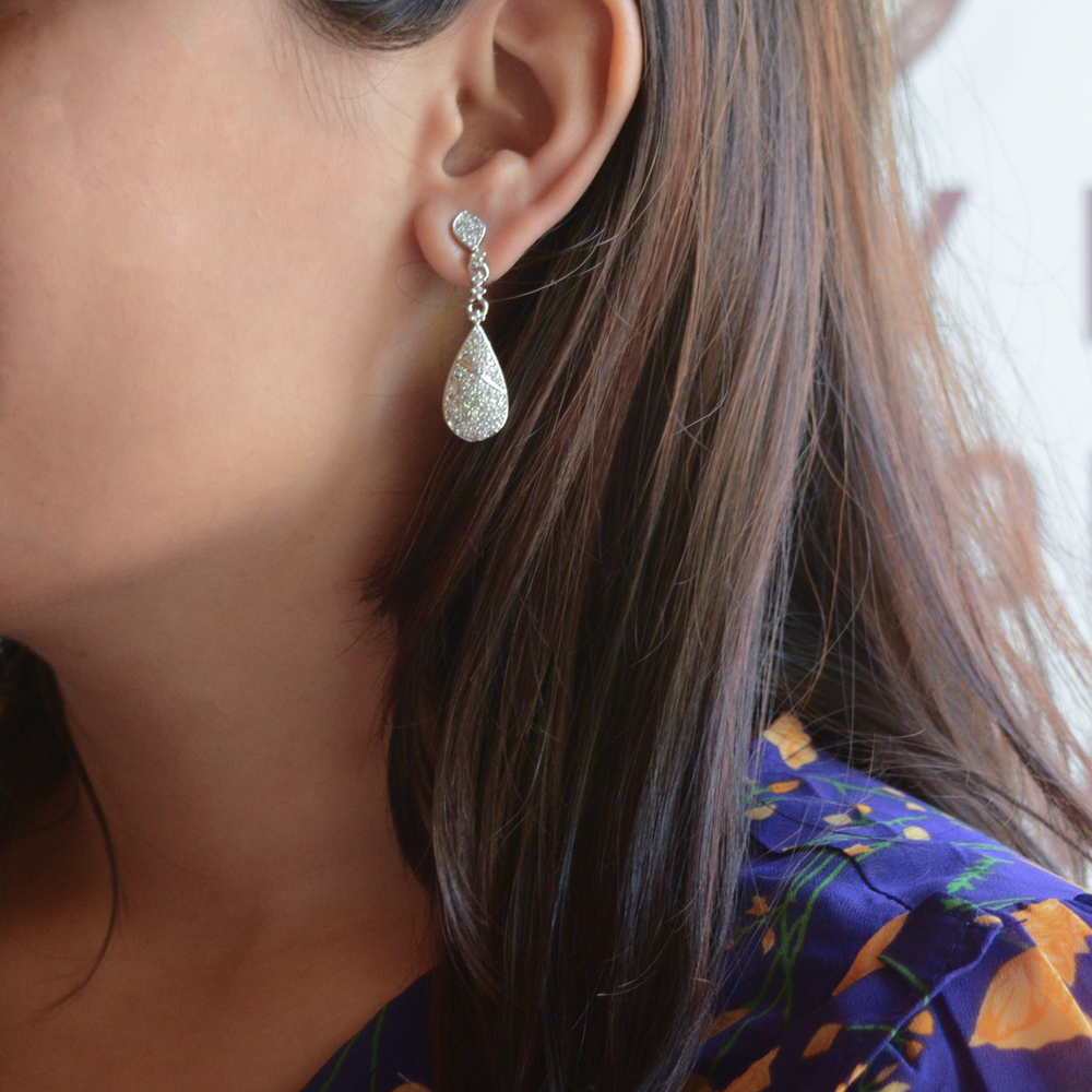 Classy Drop AD Earrings Image 4