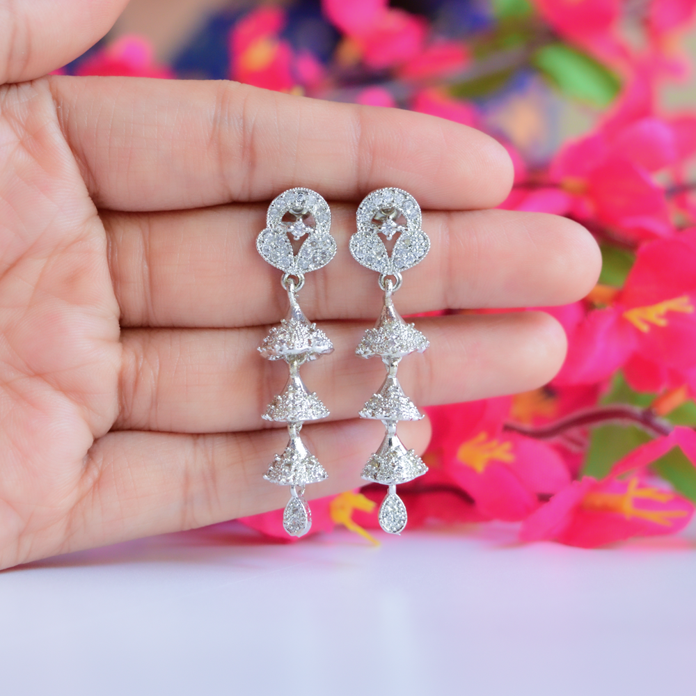 Dazzling Drop AD Earrings Image 4