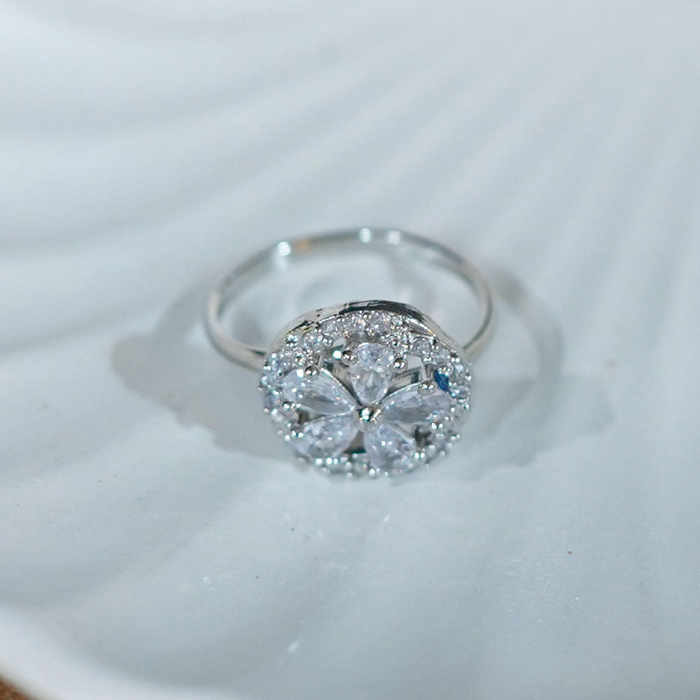 Sparkling Round AD Ring Image 4