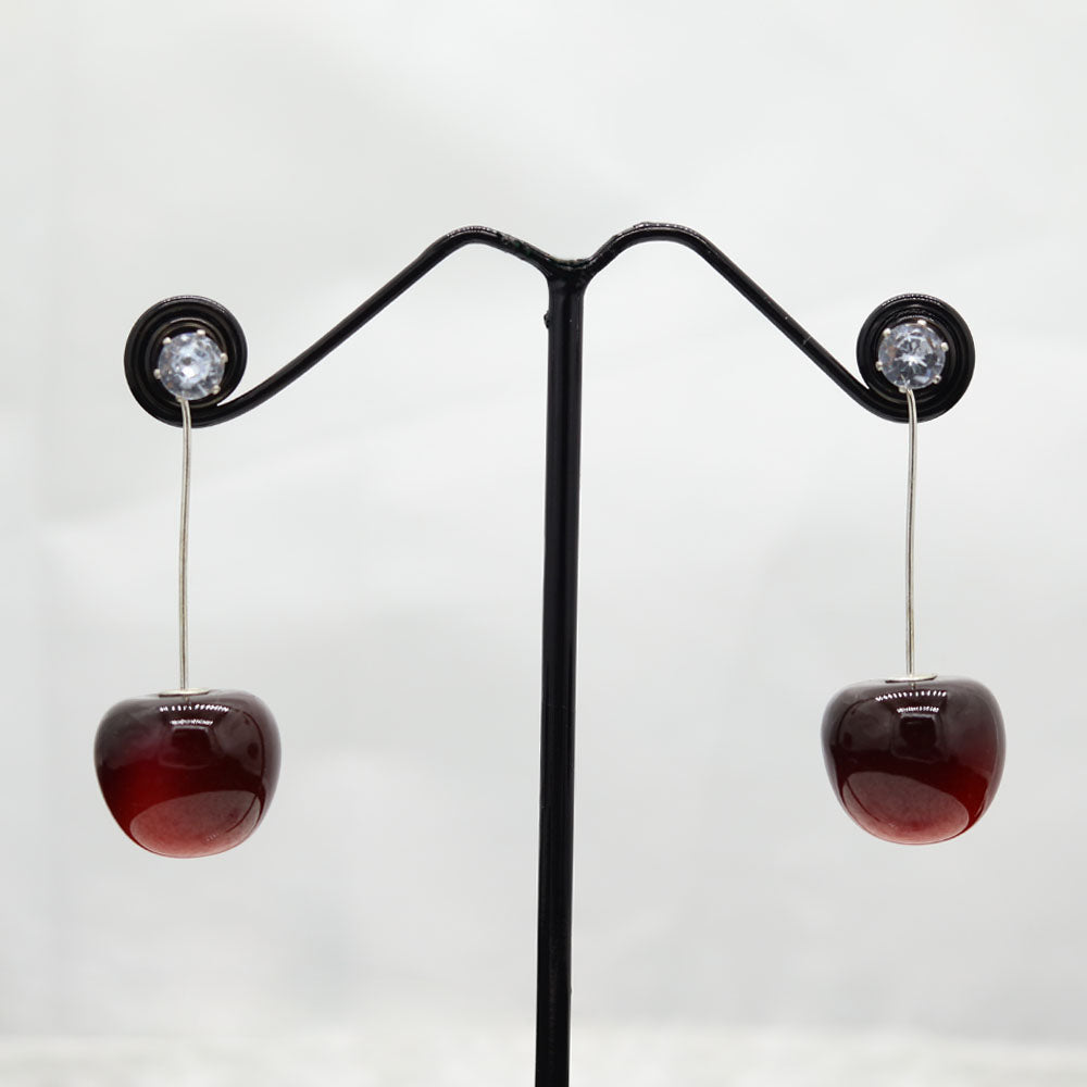 Cherry Glow Earrings Image 1