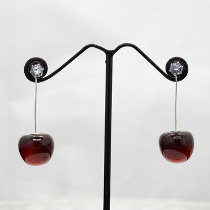 Cherry Glow Earrings Image 1