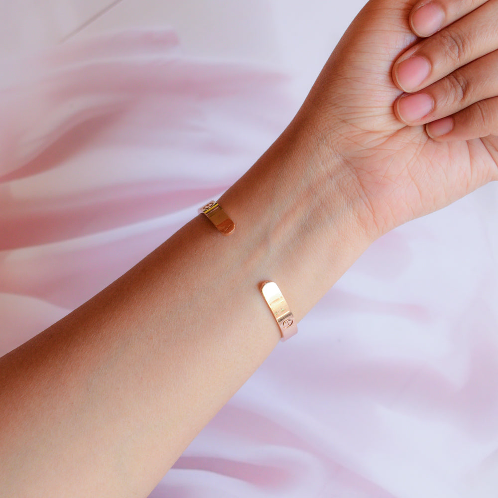 Crystal Rose Gold Bracelet Image 3