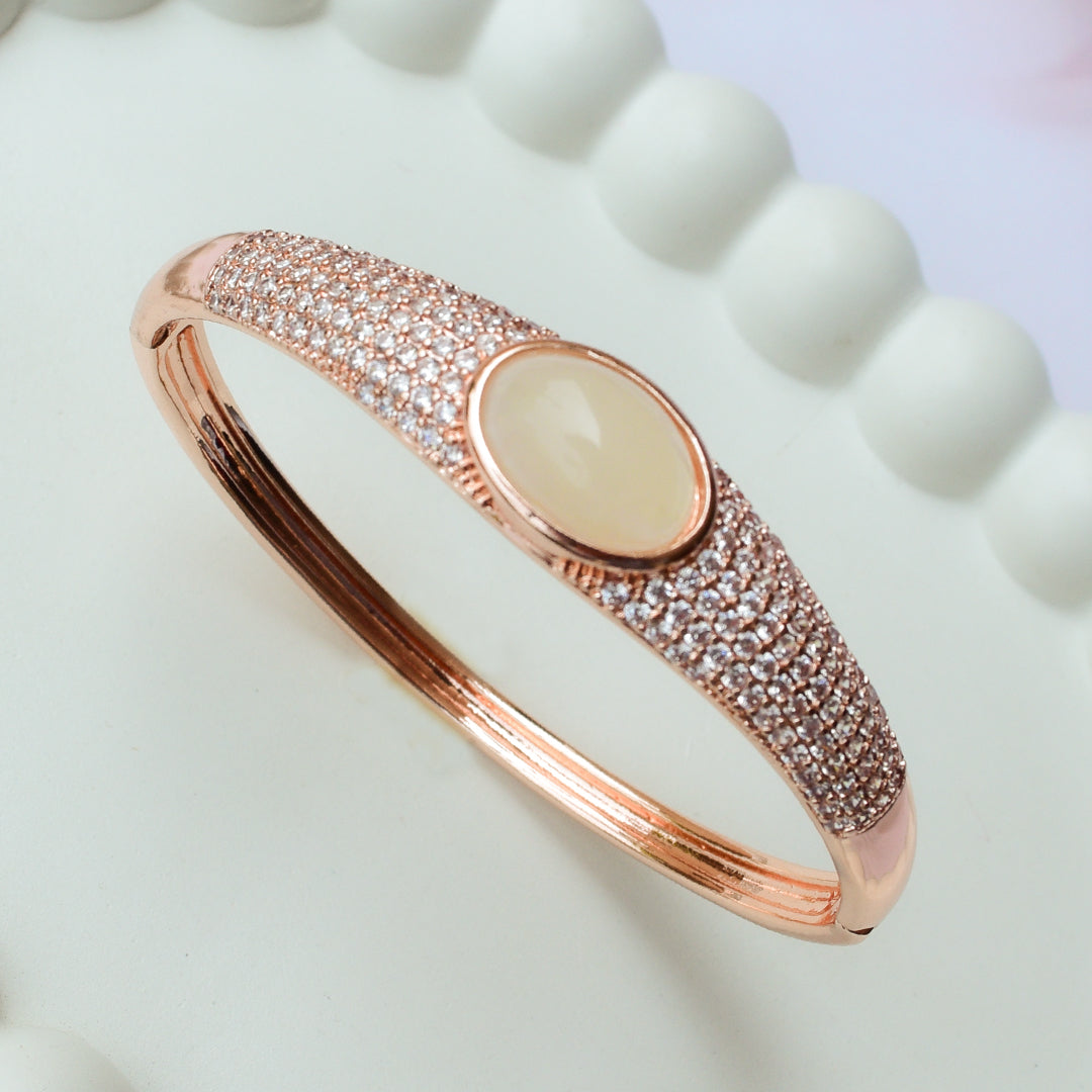 Glossy Stone Rose Bracelet image 4