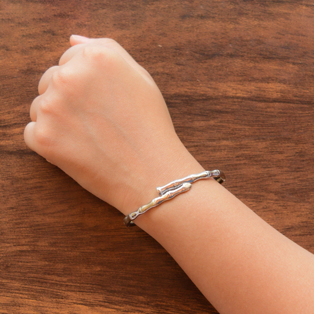 Silver Nail Bracelet Image 1