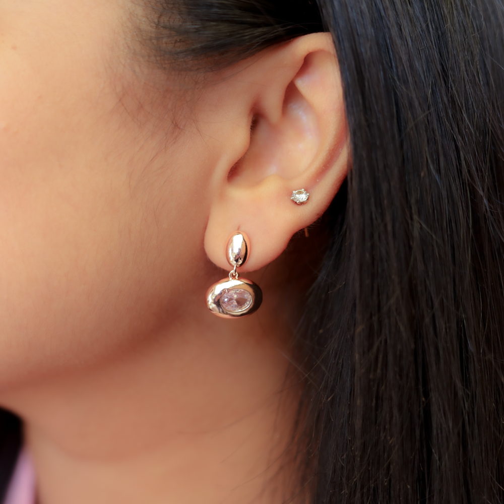 Blush Glow Earrings Image 3