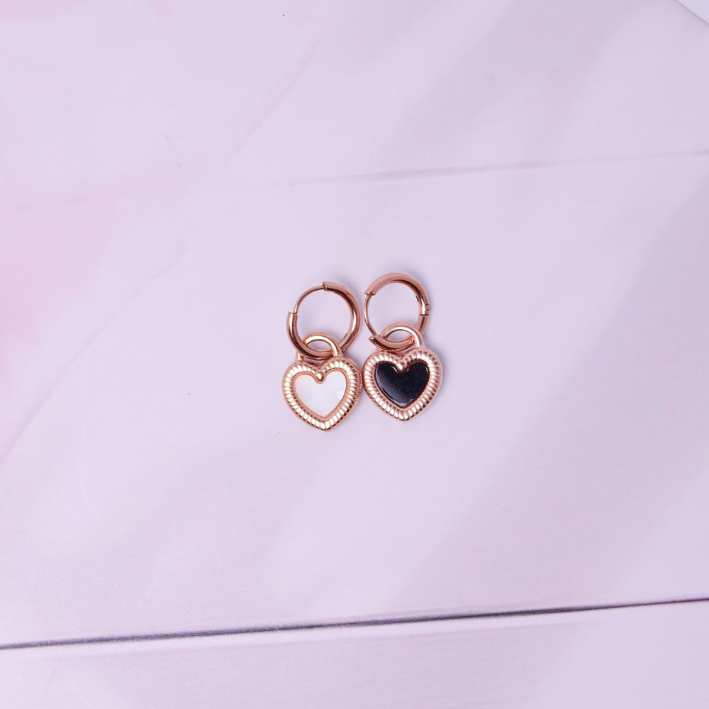 B&W Heart Hoops Image 2