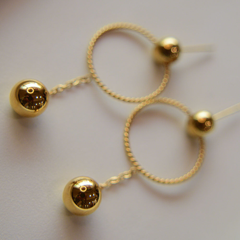 Golden Ball Hoops Image 2
