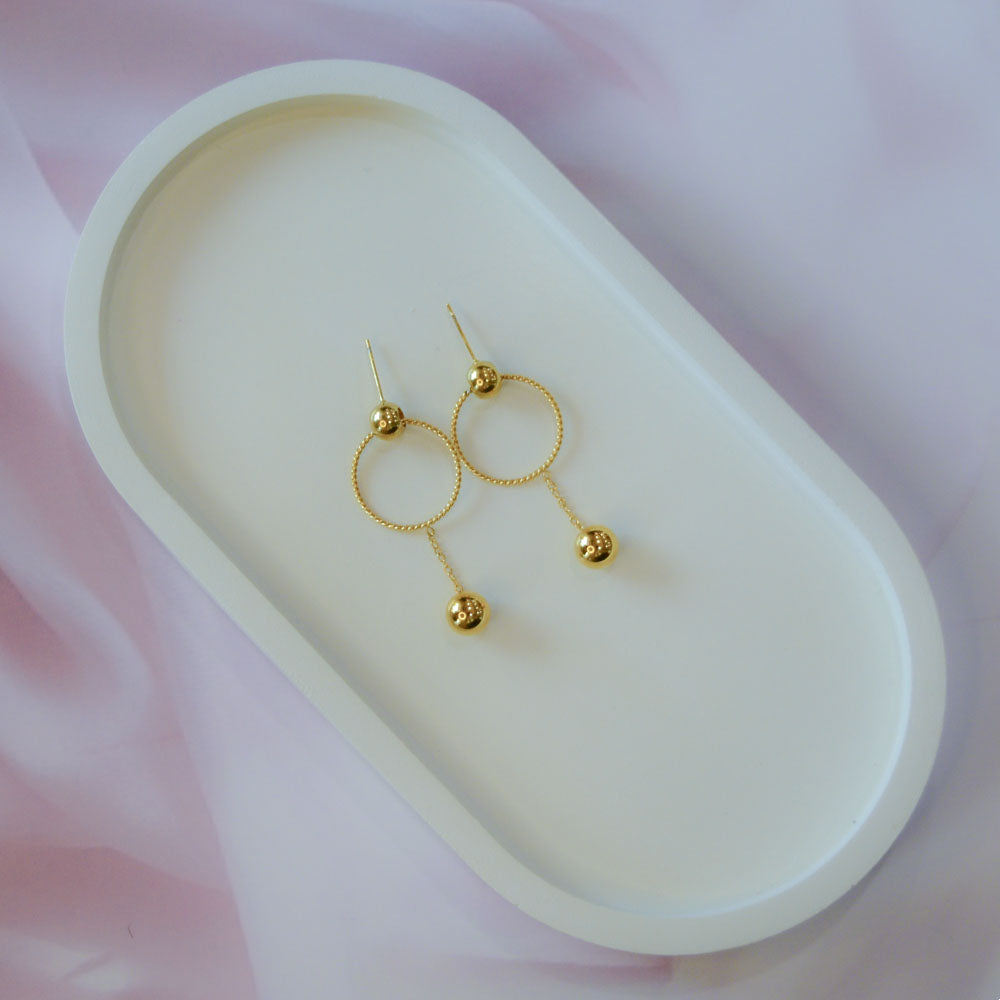 Golden Ball Hoops Image 3