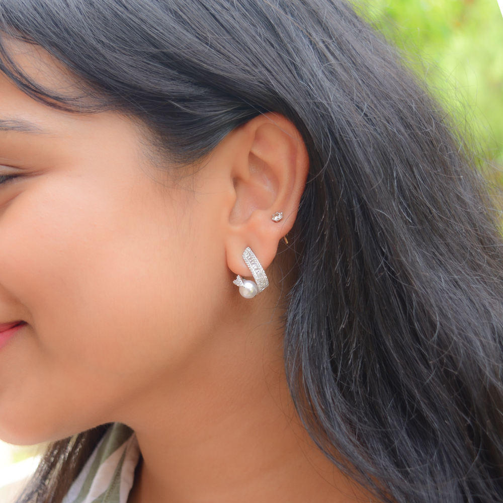 Pearl Swirl Earrings image 4