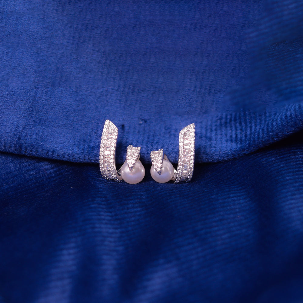 Pearl Swirl Earrings image 2