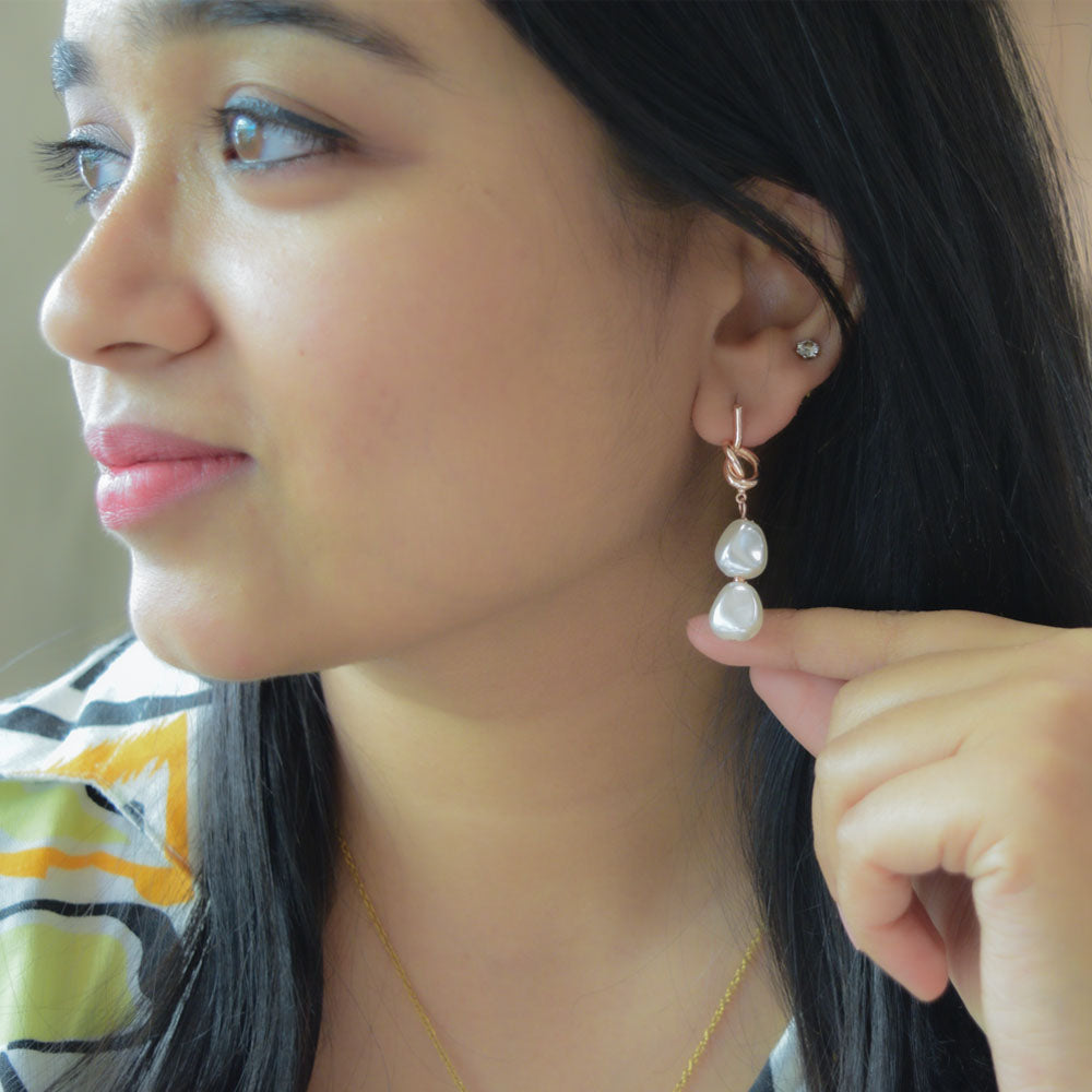 Twirl Pearl Dangles Image 2