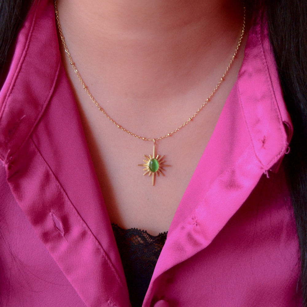 Emerald Starlight Pendant Image 3