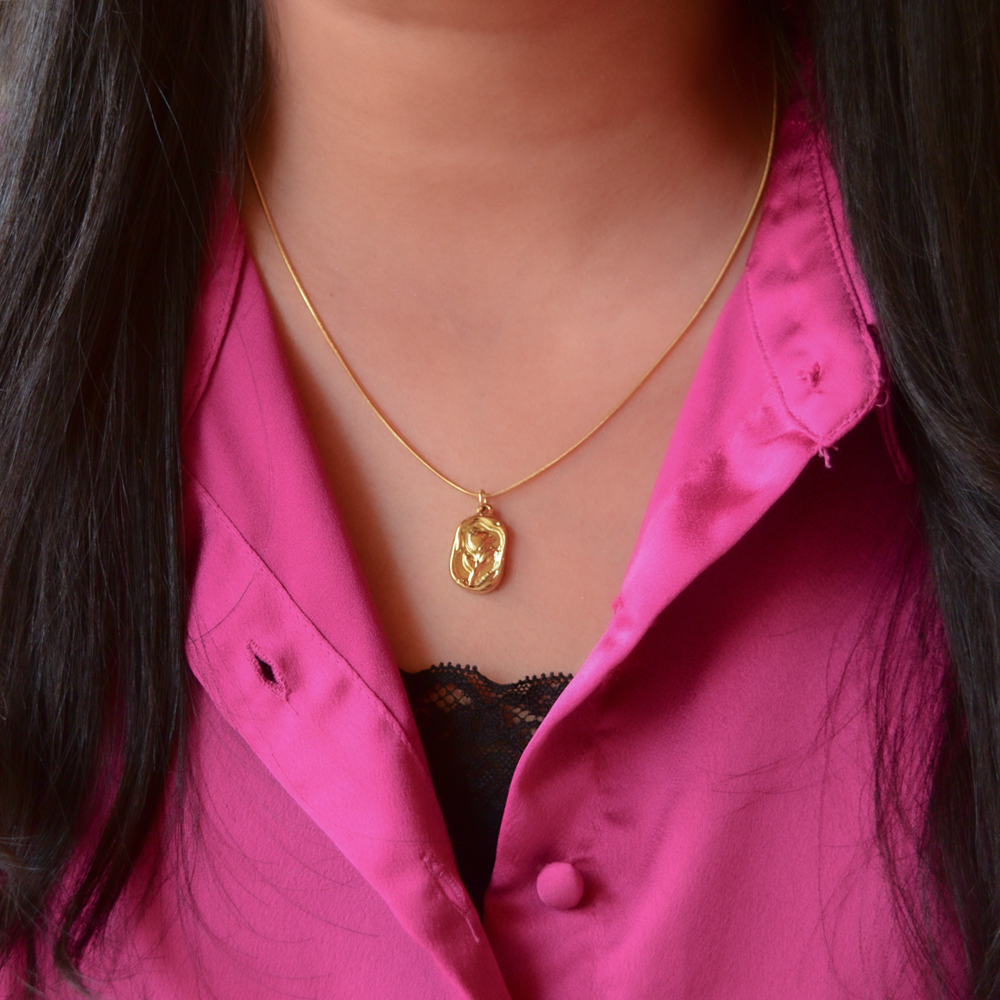 Gold Serenity Pendant Image 3