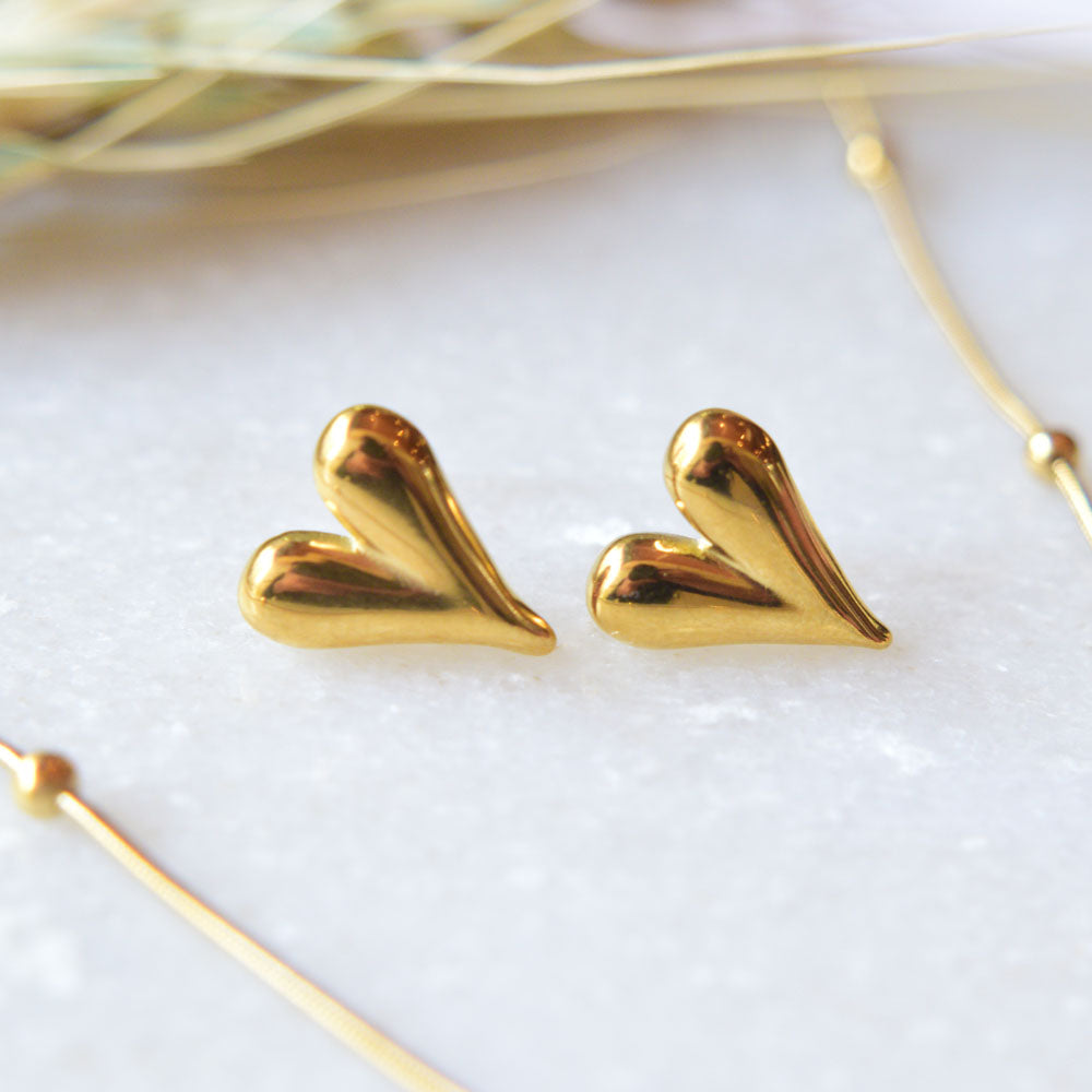 Heart Studs Image 1