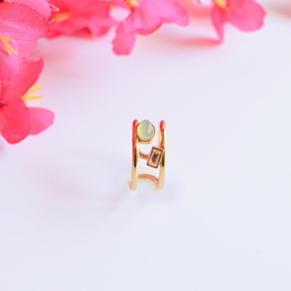 Golden Duo Ring Image 4