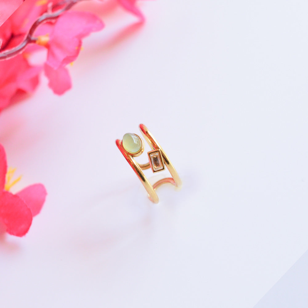 Golden Duo Ring Image 3