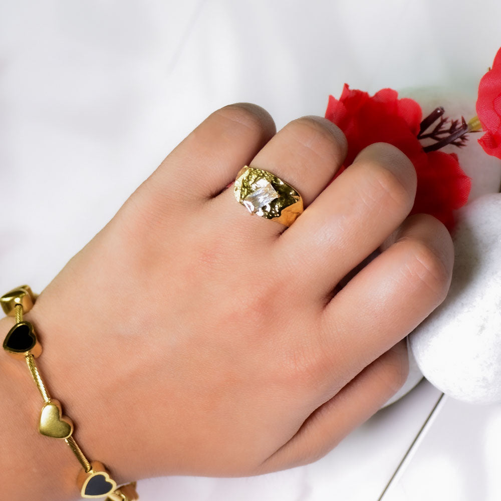 Gilded Glow Ring Image 2