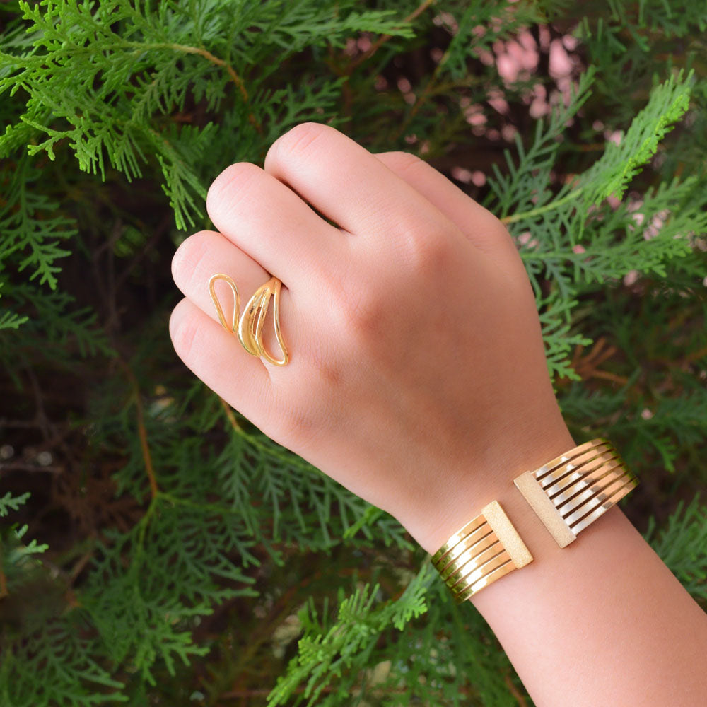 Gold Loop Ring image 2
