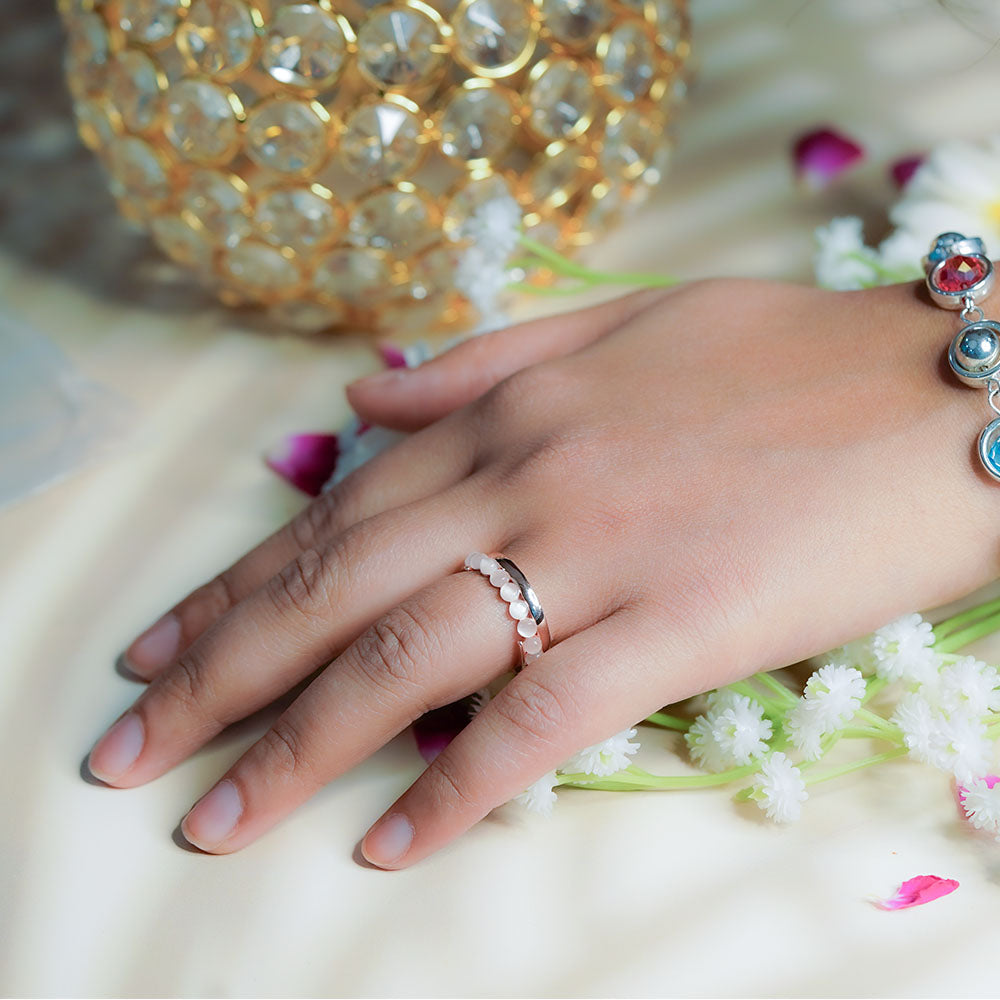 Pearl Arc Ring Image 2