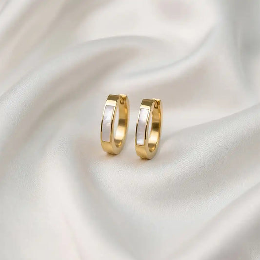 Classic Slim Hoops on a satin surface
