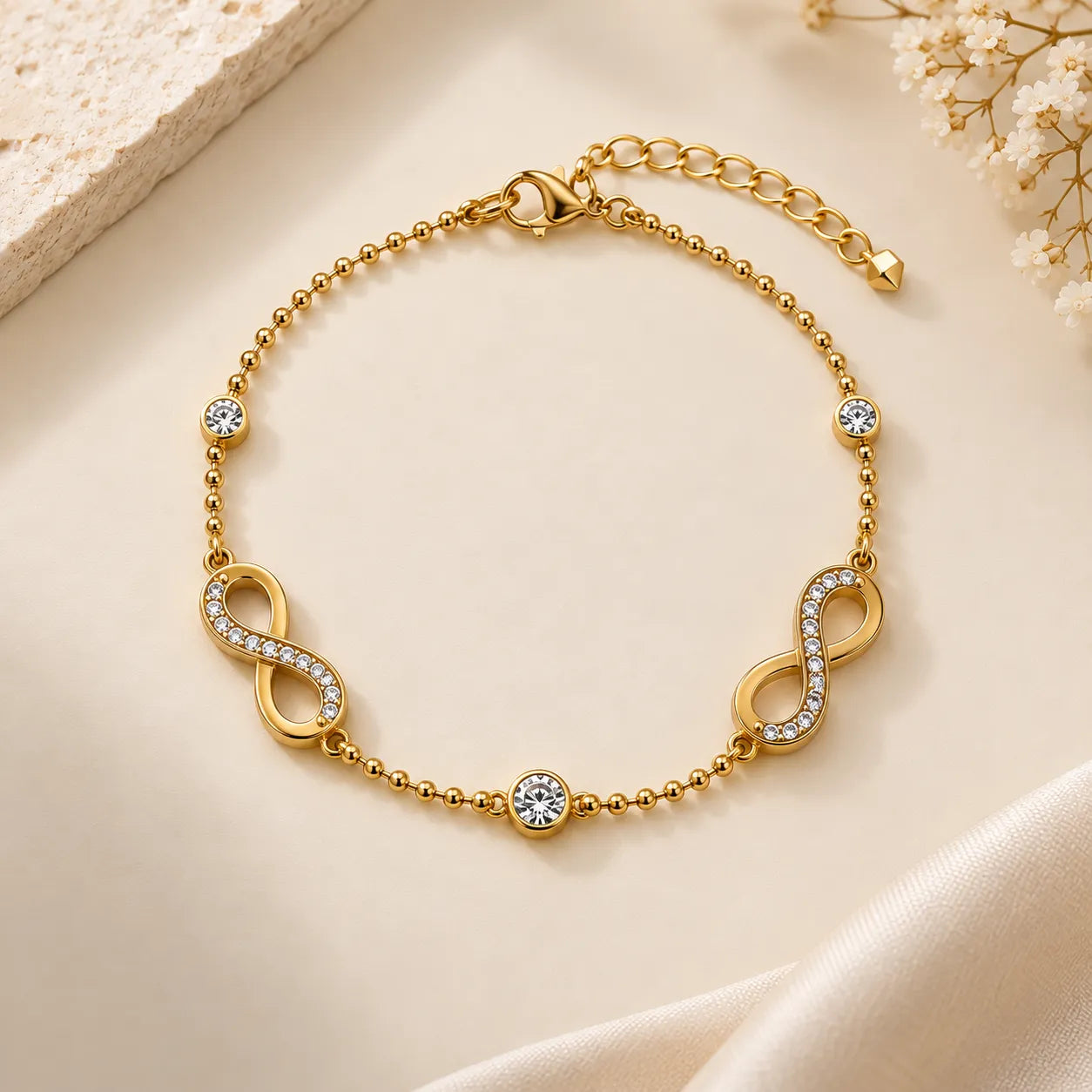 Duo Infinity Bracelet - Anti-Tarnish