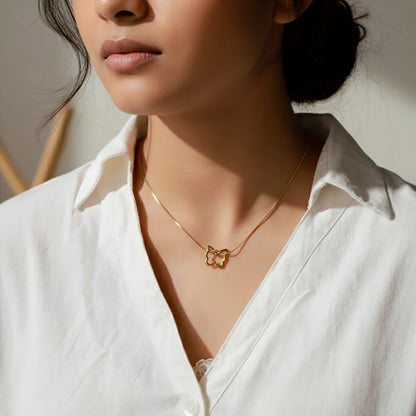 Butterfly Pendant is a cute pendant with butterfly charm that’s perfect for casual and everyday styling.