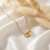 Interlock Heart Pendant - Anti-Tarnish