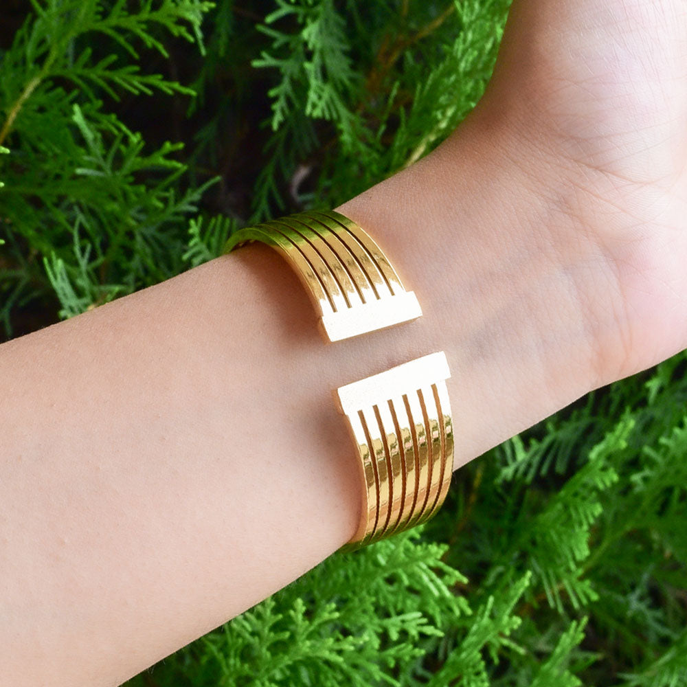 Golden Stripes Cuff Image 2