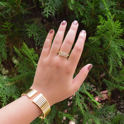 Gold Knot Ring image 1