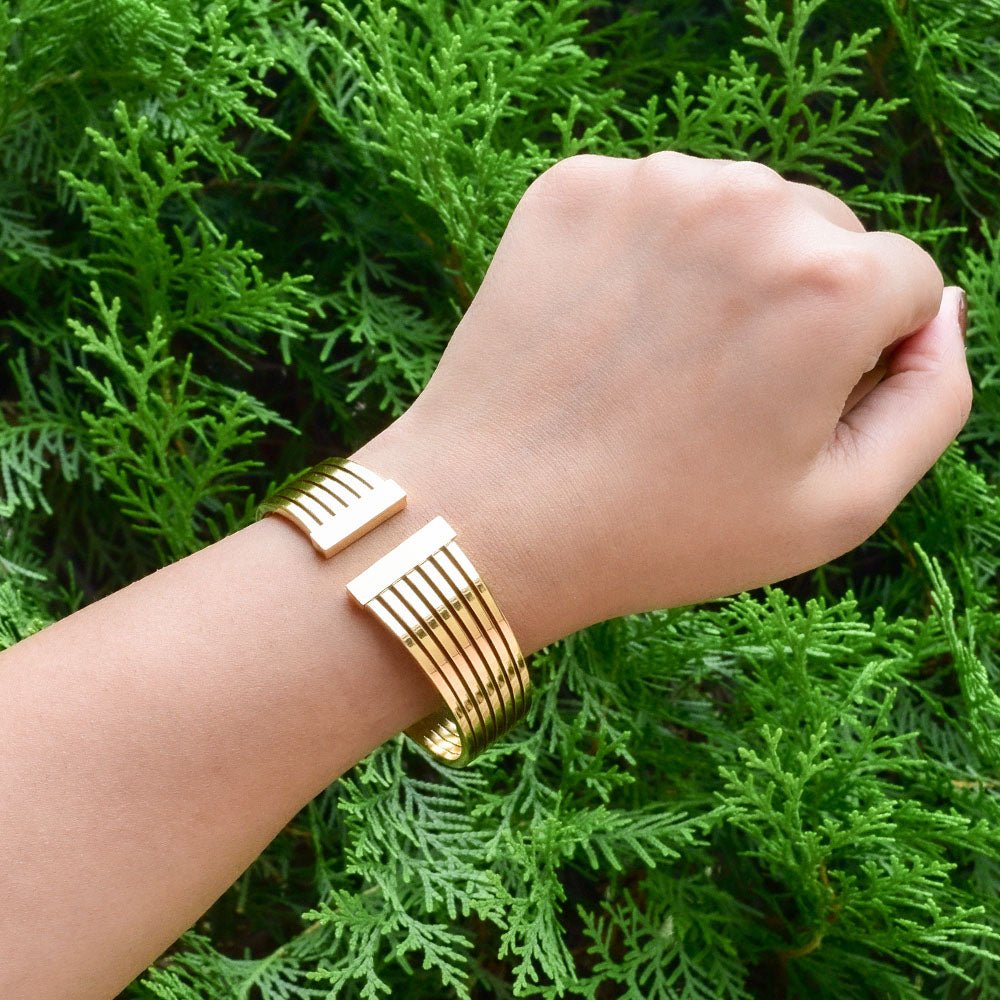 Golden Stripes Cuff Image 1 