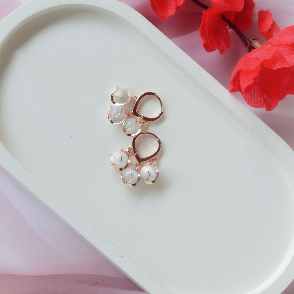 Frosted Petal Earrings image 3