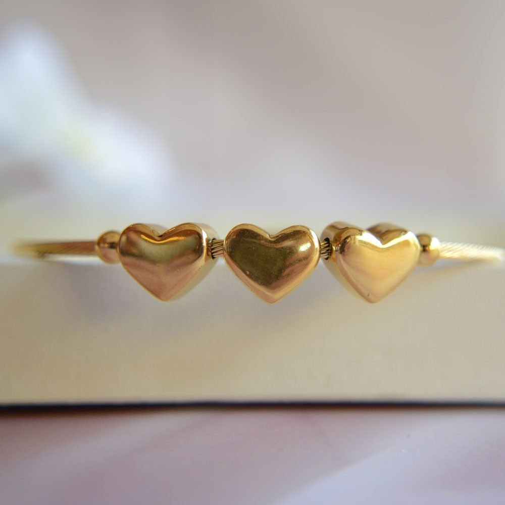 Triple Heart Bracelet Image 1
