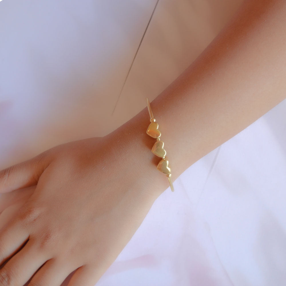 Triple Heart Bracelet Image 2