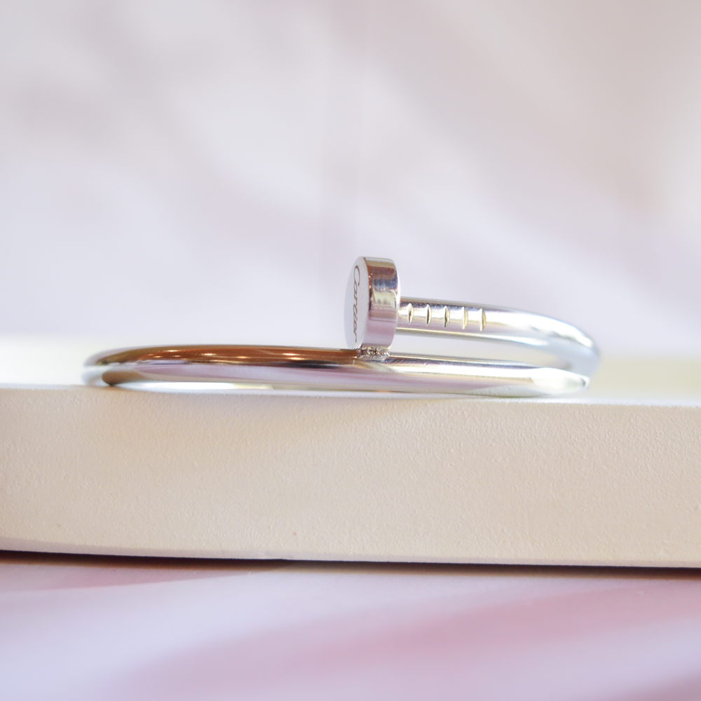 Silver Nail Bracelet Image 2
