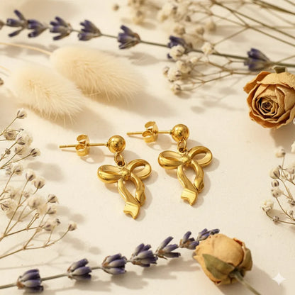 Gold Bow Drops - K-A Trends