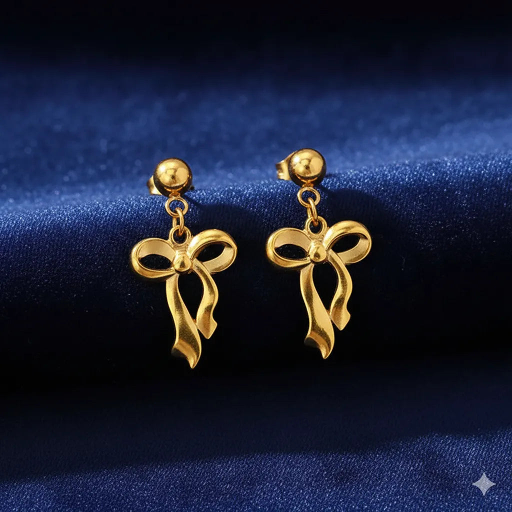 Gold Bow Drops - K-A Trends