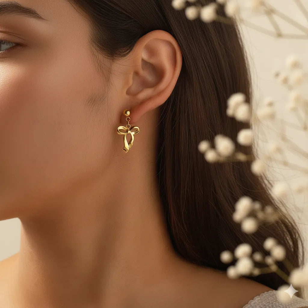 Gold Bow Drops - K-A Trends