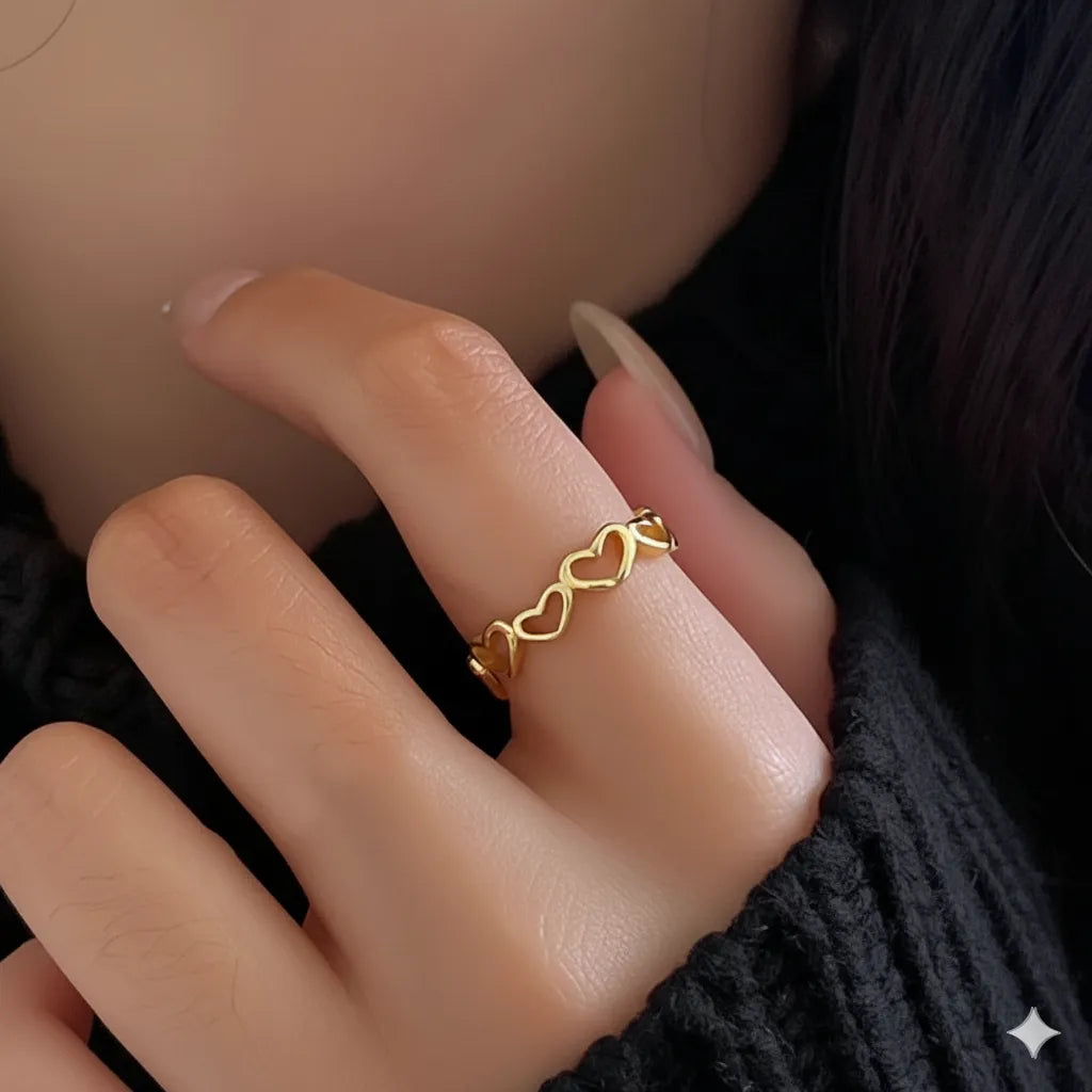 Heart Band Ring - K-A Trends