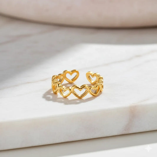 Heart Band Ring - K-A Trends