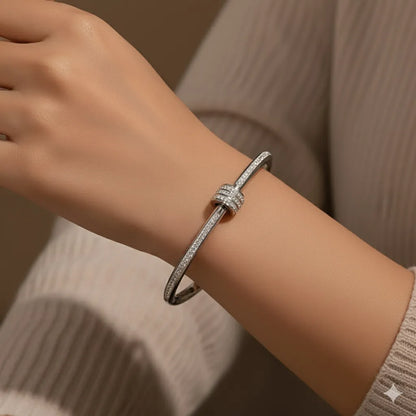 Silver Lock Bracelet - K-A Trends