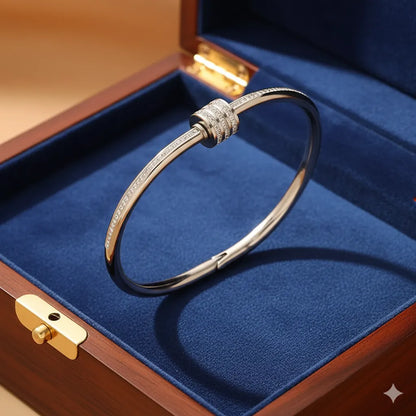 Silver Lock Bracelet - K-A Trends